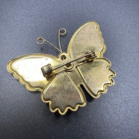 MULTICOLOR Butterfly Brooch Pin - Picture 4 of 4